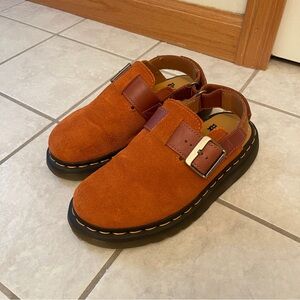 Dr. Marten Jorge clog in burnt orange